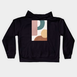 Abstract Painted Shapes 2 Kids Hoodie